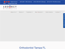 Tablet Screenshot of abdoneyortho.com
